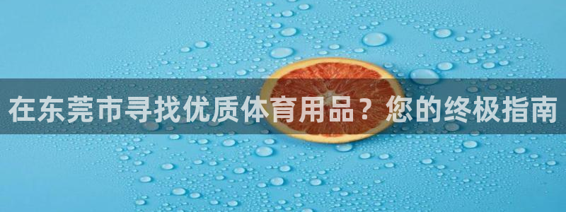 欧陆娱乐游戏：在东莞市寻找优质体育用品？您的终极指南