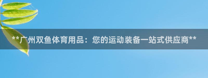 欧陆娱乐怎么注册账号啊：**广州双鱼体育用品：您的运