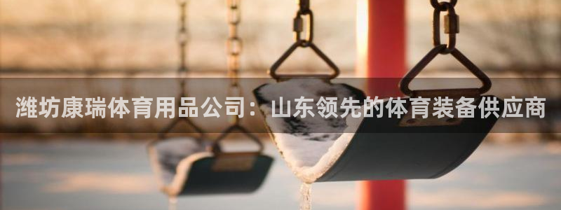 欧陆娱乐推广奖金多少：潍坊康瑞体育用品公司：山东领先