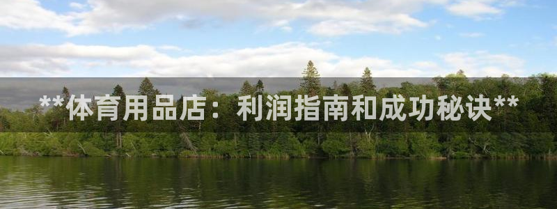 欧陆娱乐登陆平台官网：**体育用品店：利润指南和成功