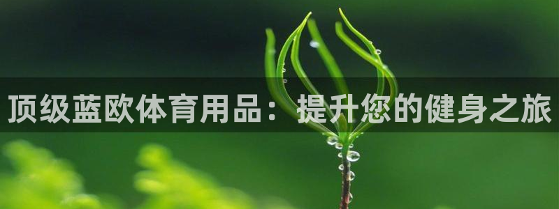 欧陆娱乐测试网站：顶级蓝欧体育用品：提升您的健身之旅
