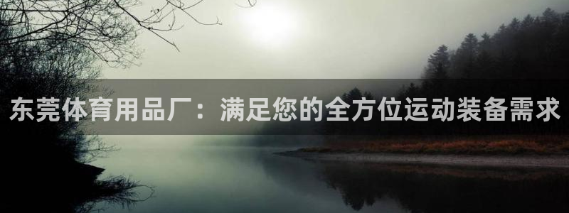欧陆娱乐登录官网网址：东莞体育用品厂：满足您的全方位