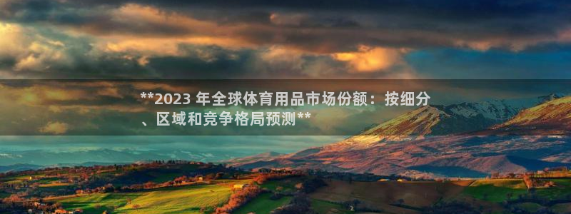 欧陆娱乐平台咋样啊知乎：**2023 年全球体育用品