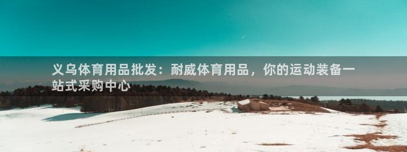重庆欧陆娱乐有限公司地址：义乌体育用品批发：耐威体育